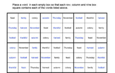 Thanksgiving Sudoko Puzzlesteach Simple regarding Thanksgiving Sudoku Mathgeekmama Answers