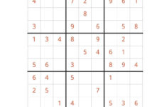 Thanksgiving Sudoku - {Free Printable} - Kids Activity Zone for Thanksgiving Sudoku Answers Numbers