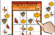 Thanksgiving Sudoku Puzzles pertaining to Thanksgiving Sudoku Answer Key