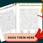 Thanksgiving Word Search Puzzle   Free Printable Pdf ⋆ Love Our With Regard To Thanksgiving Sudoku Mayflower Answers