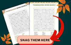 Thanksgiving Word Search Puzzle – Free Printable Pdf ⋆ Love Our with regard to Thanksgiving Sudoku Mayflower Answers