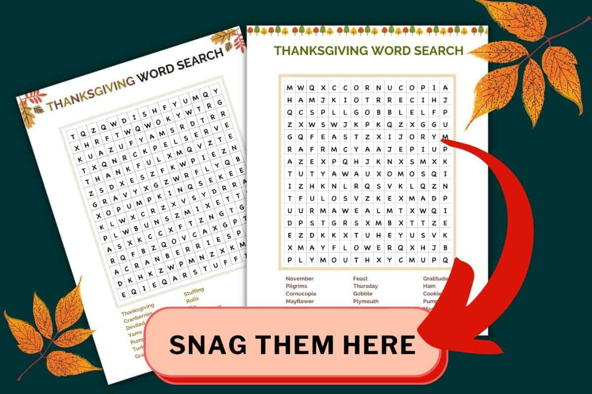 Thanksgiving Word Search Puzzle - Free Printable Pdf ⋆ Love Our with regard to Thanksgiving Sudoku Mayflower Answers