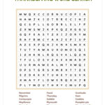 Thanksgiving Word Search Puzzle   Free Printable Pdf ⋆ Love Our Within Thanksgiving Sudoku Mayflower Answers