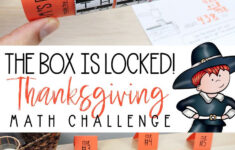 The Box Is Locked! Thanksgiving Math Challenge {Multiplication in Thanksgiving Sudoku Mathgeekmama